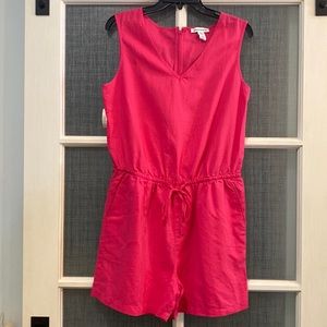 Hot Pink Romper- medium NWT